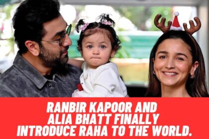 Ranbir Kapoor and Alia Bhatt finally introduce Raha to the world.